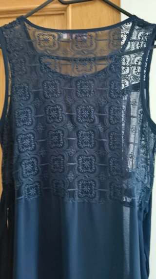 Blusa azul Md'u talla 40 (realmente una M)