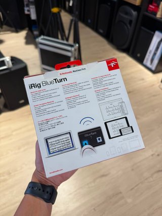 iRig BlueTurn Cambiador Página Bluetooth