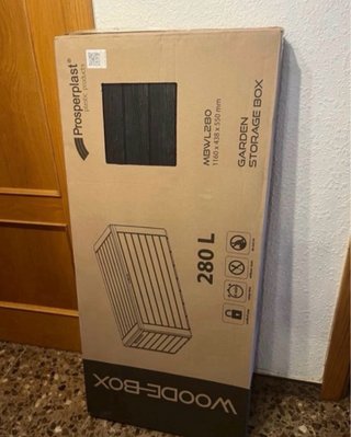 ¡REBAJA! Arcón almacenamiento ext 280L Nuevo