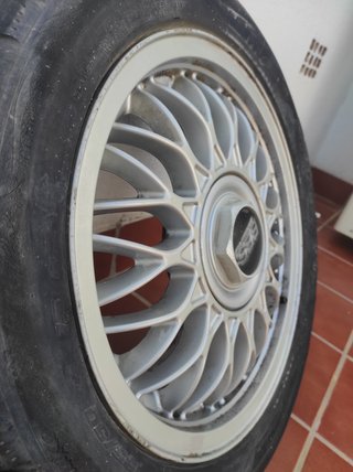 Llantas BBS 4 x 100 orginales volswagen 443 15 pul
