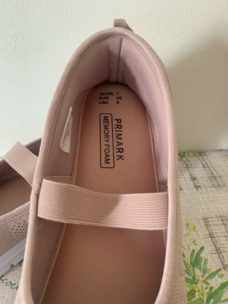 Zapatillas Primark Beige/Rosa Talla 38