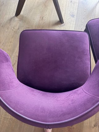 4 Sillas Comedor Diseño AM.PM Terciopelo