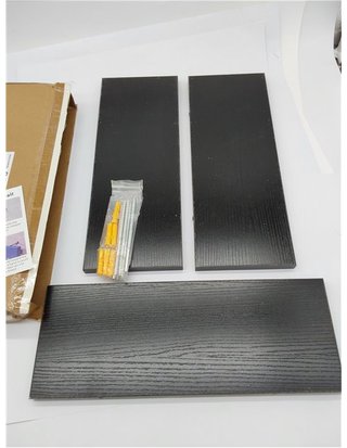 Scaffali galleggianti da 40 cm da montare a parete - Scaffali decorativi a parete - Set di 3 scaffali in legno per camera da letto