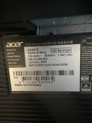 Monitor Acer KG241Q