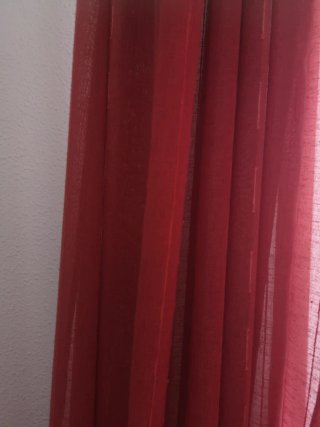 Urge! Cortinas de dos hojas color terracotta