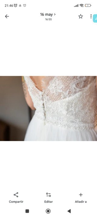 Vestido de Novia Rosa Clara Colección Aire