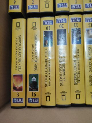 Lote 5 Cintas VHS National Geographic