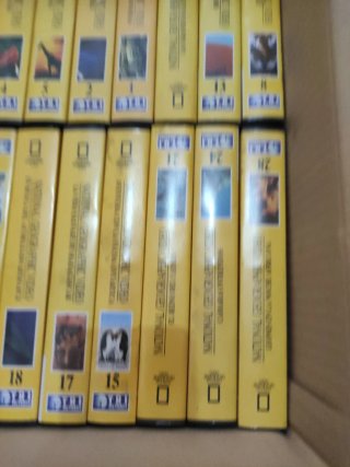 Lote 5 Cintas VHS National Geographic