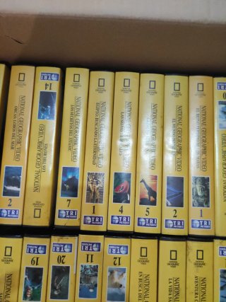 Lote 5 Cintas VHS National Geographic