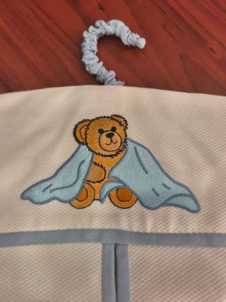 Guardapañales infantil oso y ABC