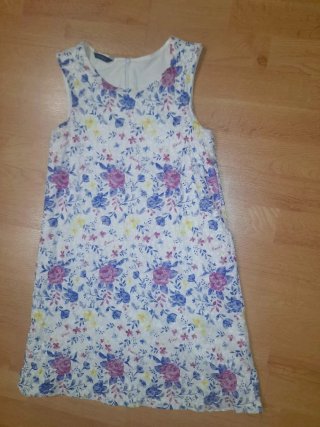 Vestido floral encaje verano