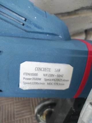 Ranuradora eléctrica 3500w