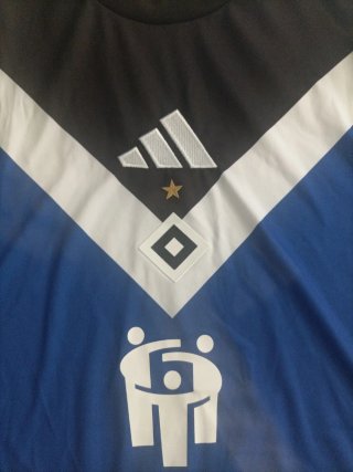 Camiseta Adidas Fútbol Azul y Negra