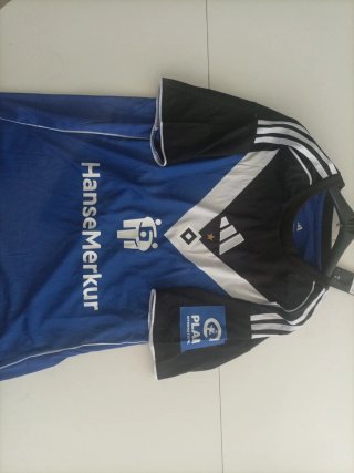 Camiseta Adidas Fútbol Azul y Negra
