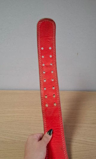 Cinturón lumbar fuerza fucsia talla M Dr.Ko