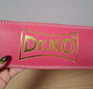 Cinturón lumbar fuerza fucsia talla M Dr.Ko