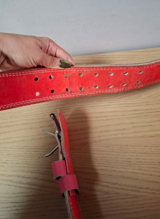 Cinturón lumbar fuerza fucsia talla M Dr.Ko