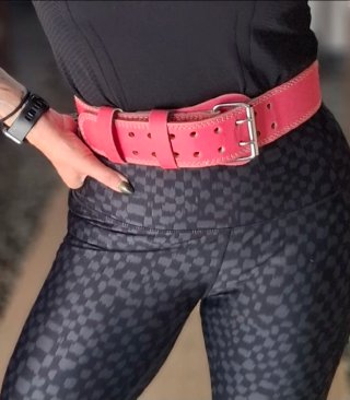 Cinturón lumbar fuerza fucsia talla M Dr.Ko