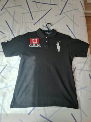 Polo Ralph Lauren Negro Canada Hombre