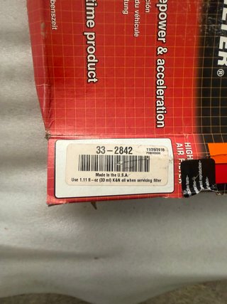 Filtro K&N High-Flow Fiat 500