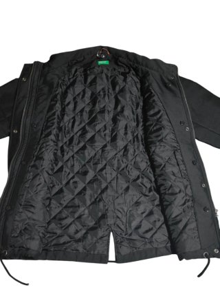 BENETTON giacca cappotto parka vintage donna XXL