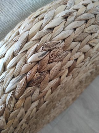 Puff redondo Alseda fibra platanera
