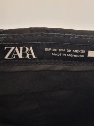 Traje Zara Hombre Negro/Azul