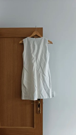 Vestido blanco con encaje