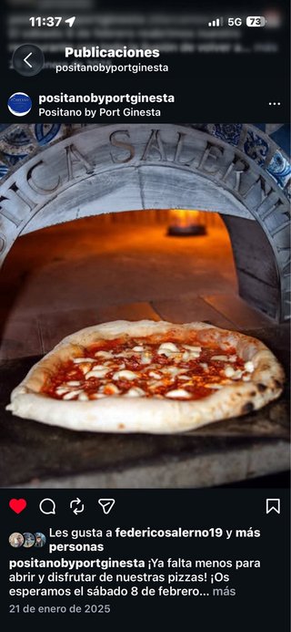 Horno de pizza profesional Artística Salernitana
