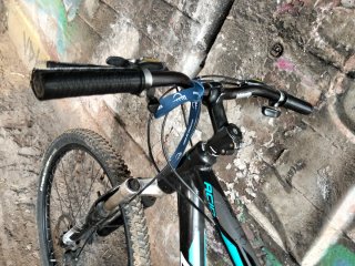 Bicicleta MTB CODER ACID Negra/Azul
