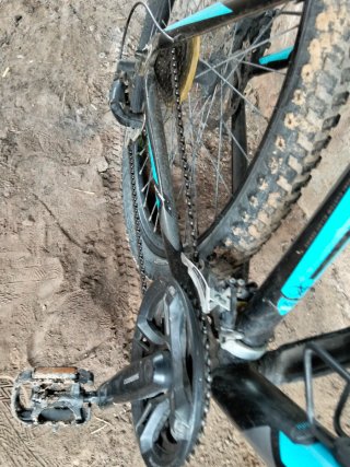 Bicicleta MTB CODER ACID Negra/Azul