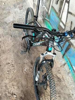 Bicicleta MTB CODER ACID Negra/Azul