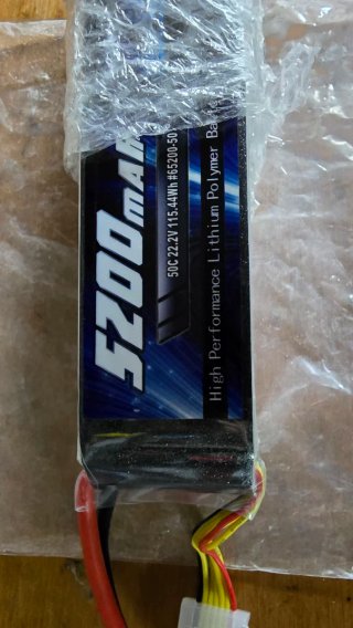Batería Li-Po 5200mAh 22.2V
