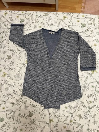 Chaqueta sin botones manga 3/4