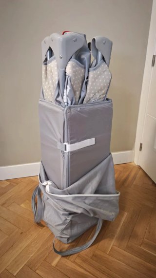 Cuna de viaje 120x60 cm con ruedas