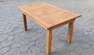 Mesa de madera maciza desmontable