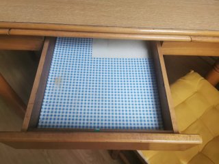 Mesa extensible cocina-comedor con 3 sillas