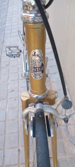 Bicicleta Carretera Vintage Gazelle Dorada