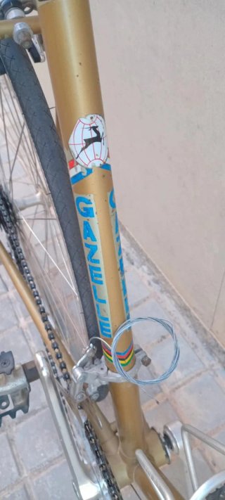 Bicicleta Carretera Vintage Gazelle Dorada