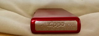 Encendedor Rojo Metálico Zippo Nuevo Precintado