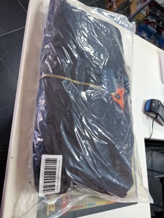 Chaqueta Bomber Negra Talla XXL