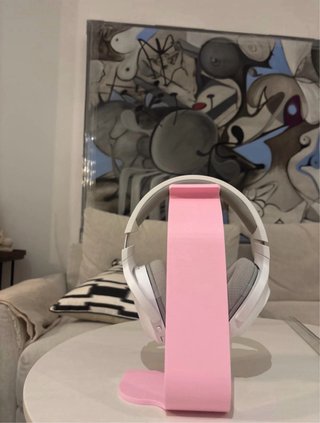 Soporte para cascos gaming rosa