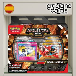 Mazo Liga Combate MEGA Lucario ex | Pokémon ESP
