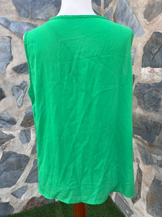 Blusa verde cruzada XL