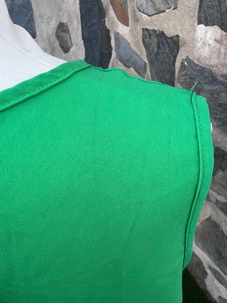 Blusa verde cruzada XL