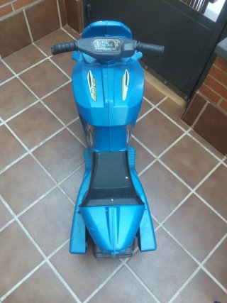 Moto FEBER infantil azul