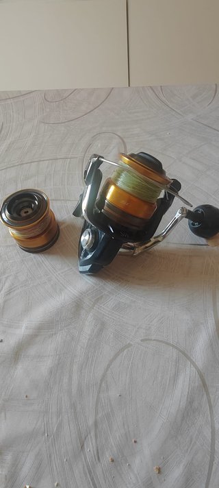 Carrete Shimano 10000 Jigging mas caña de pescar