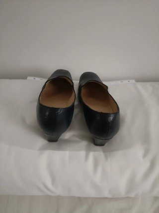 Zapatos de piel Azul