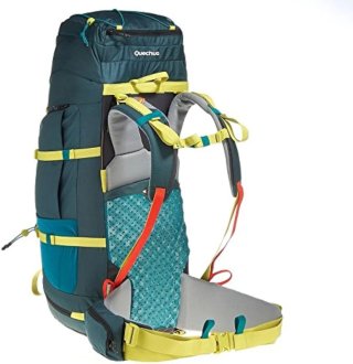 Mochila Quechua Verde/Azul 70L