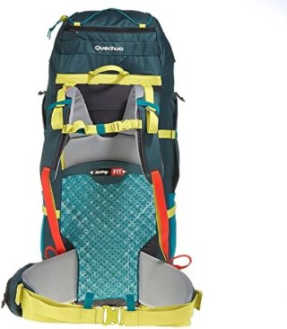 Mochila Quechua Verde/Azul 70L